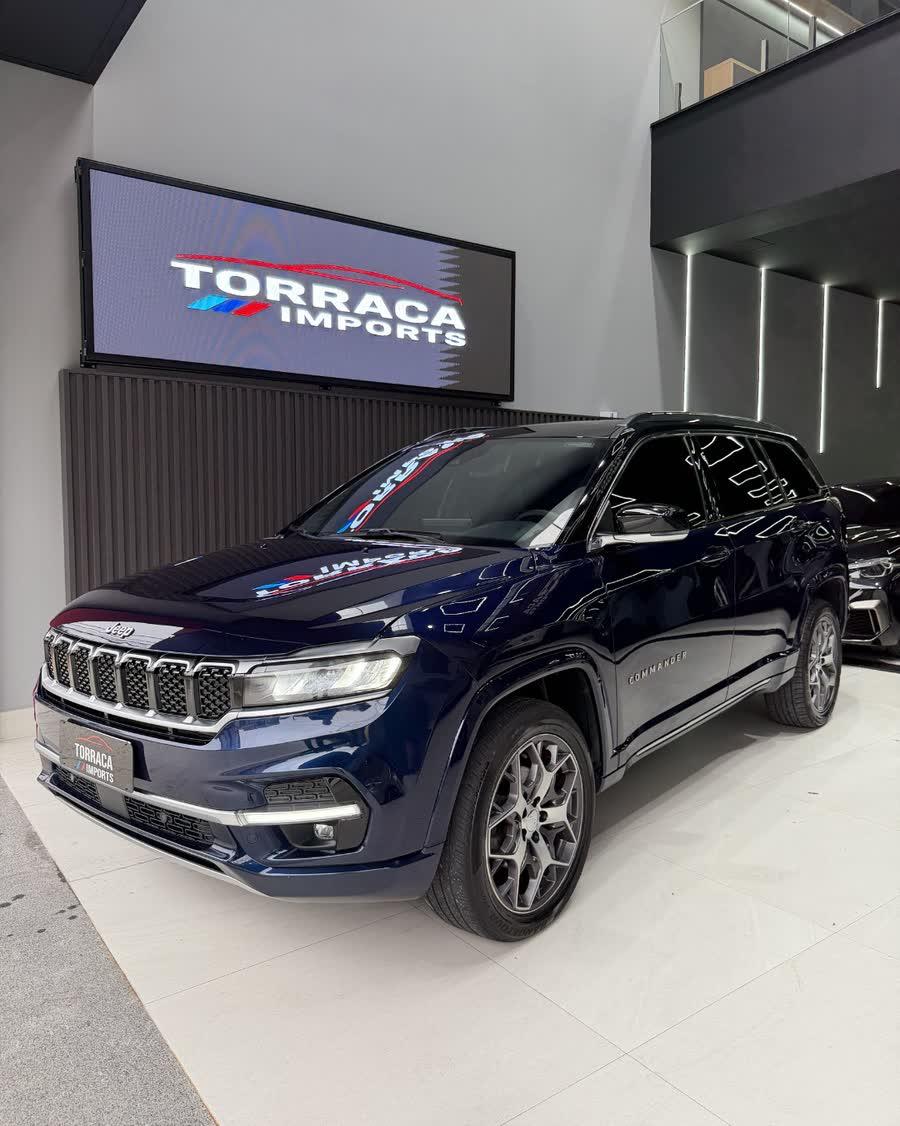 Jeep Commander Overland 2.0 Diesel 2022, cor azul